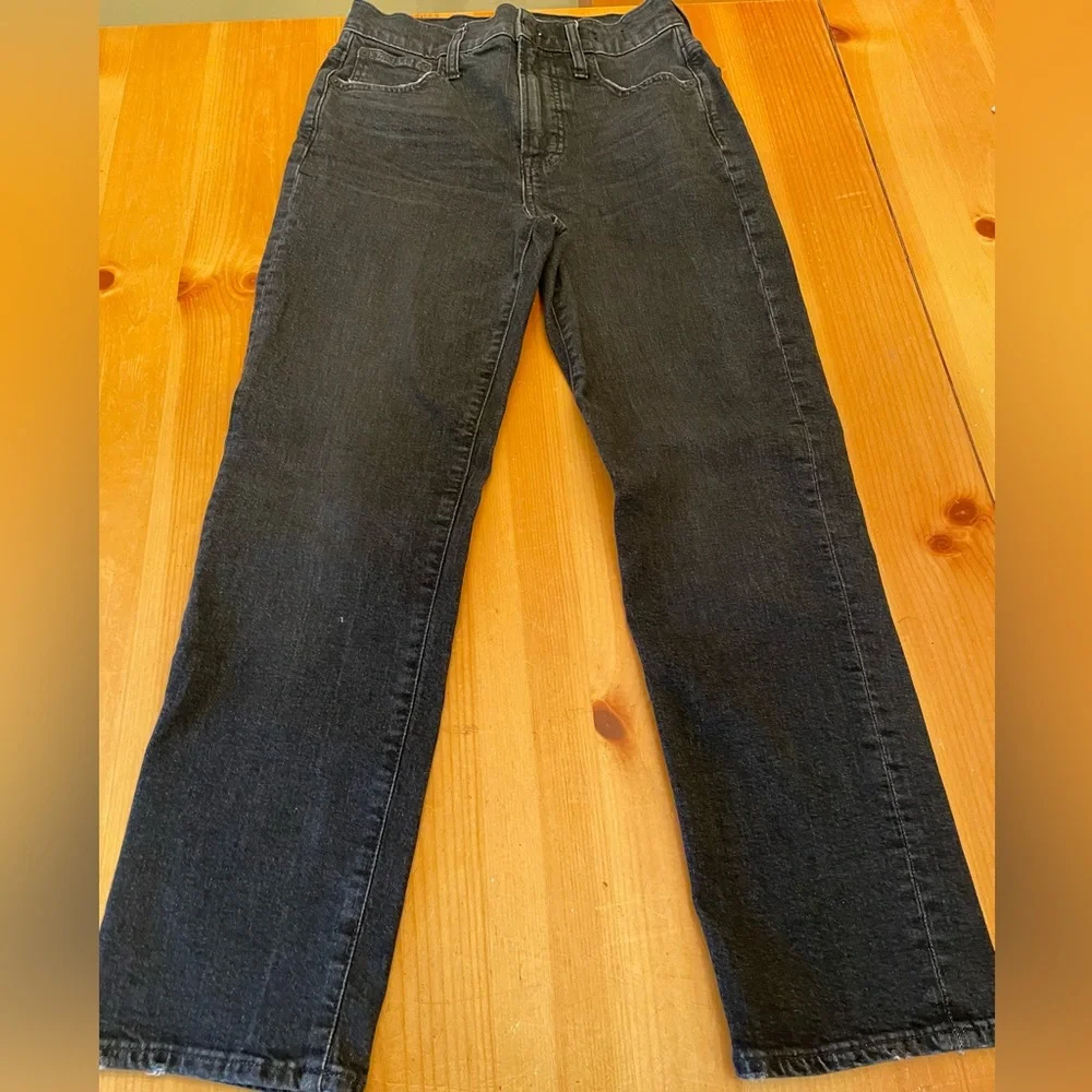 Madewell Women's The Perfect Vintage Crop Jeans, Size 26 Charcoal - Picture 1 of 7